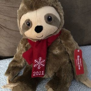Collectible Sloth Plush Squeaks Serene Toy Stuffed Animal